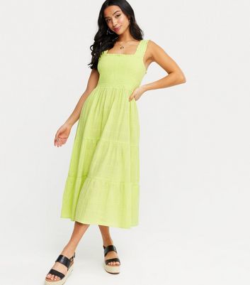 yellow new look dress