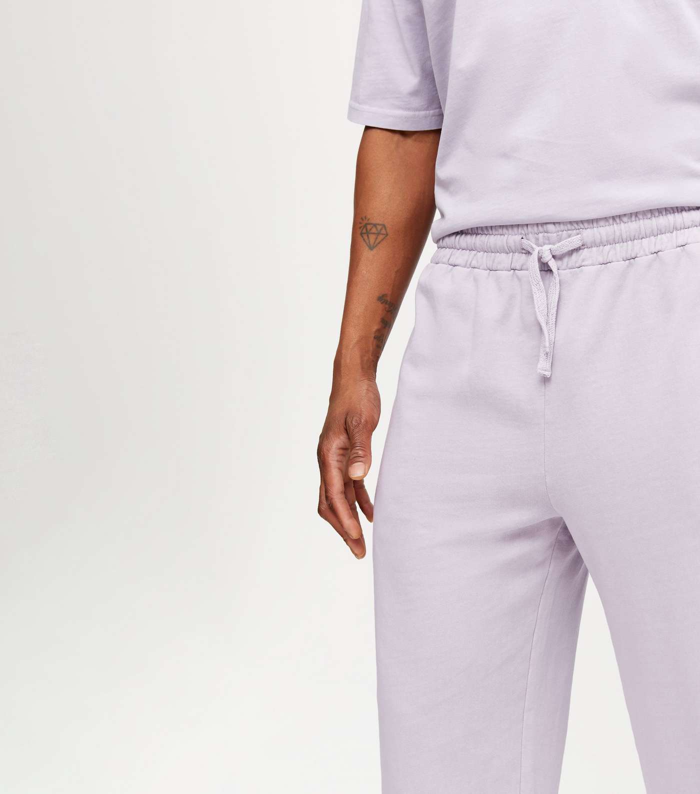 Lilac Cuffed Relaxed Fit Joggers Image 3