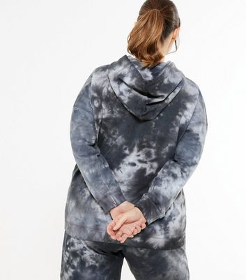 light grey tie dye hoodie