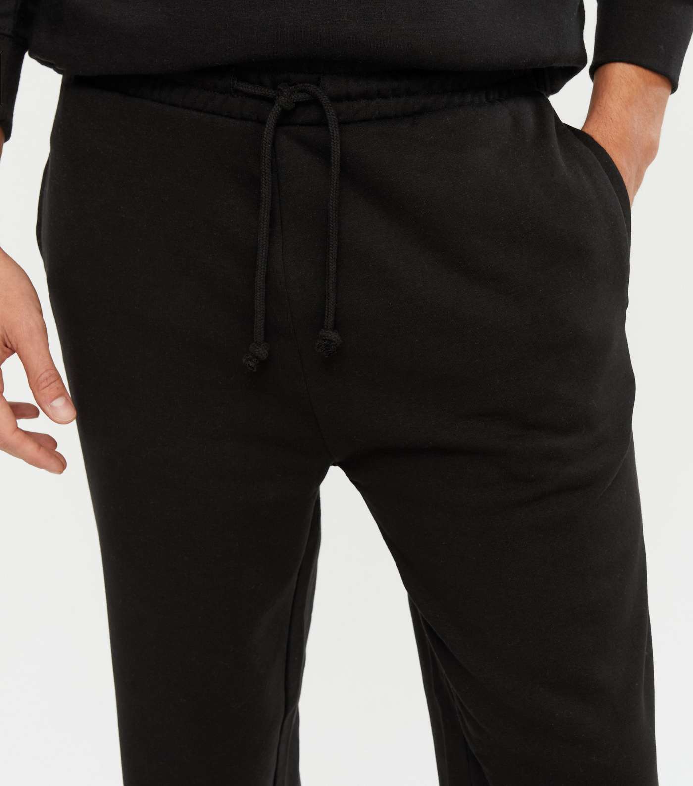 Black Relaxed Fit Joggers Image 3