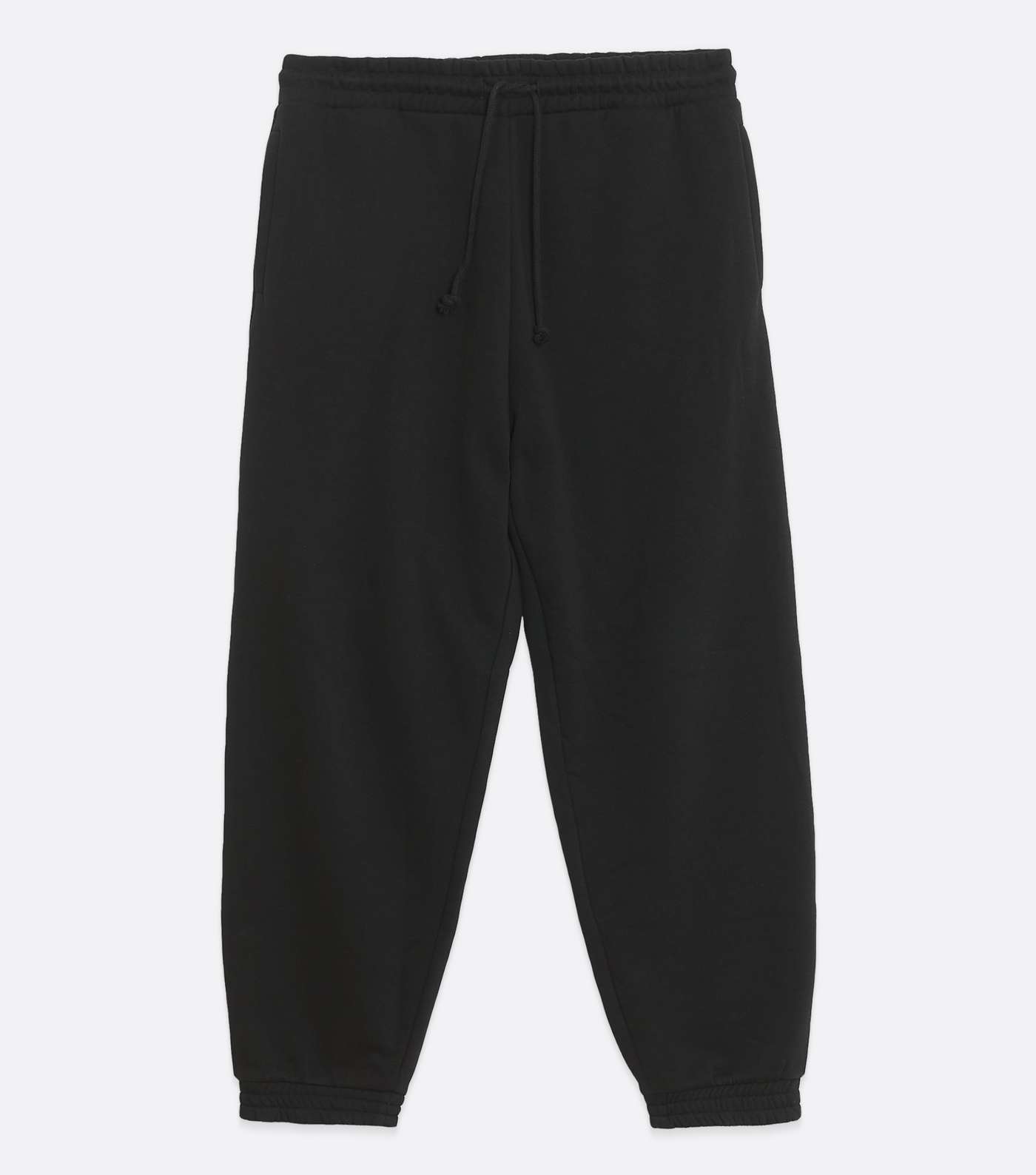 Black Relaxed Fit Joggers Image 5