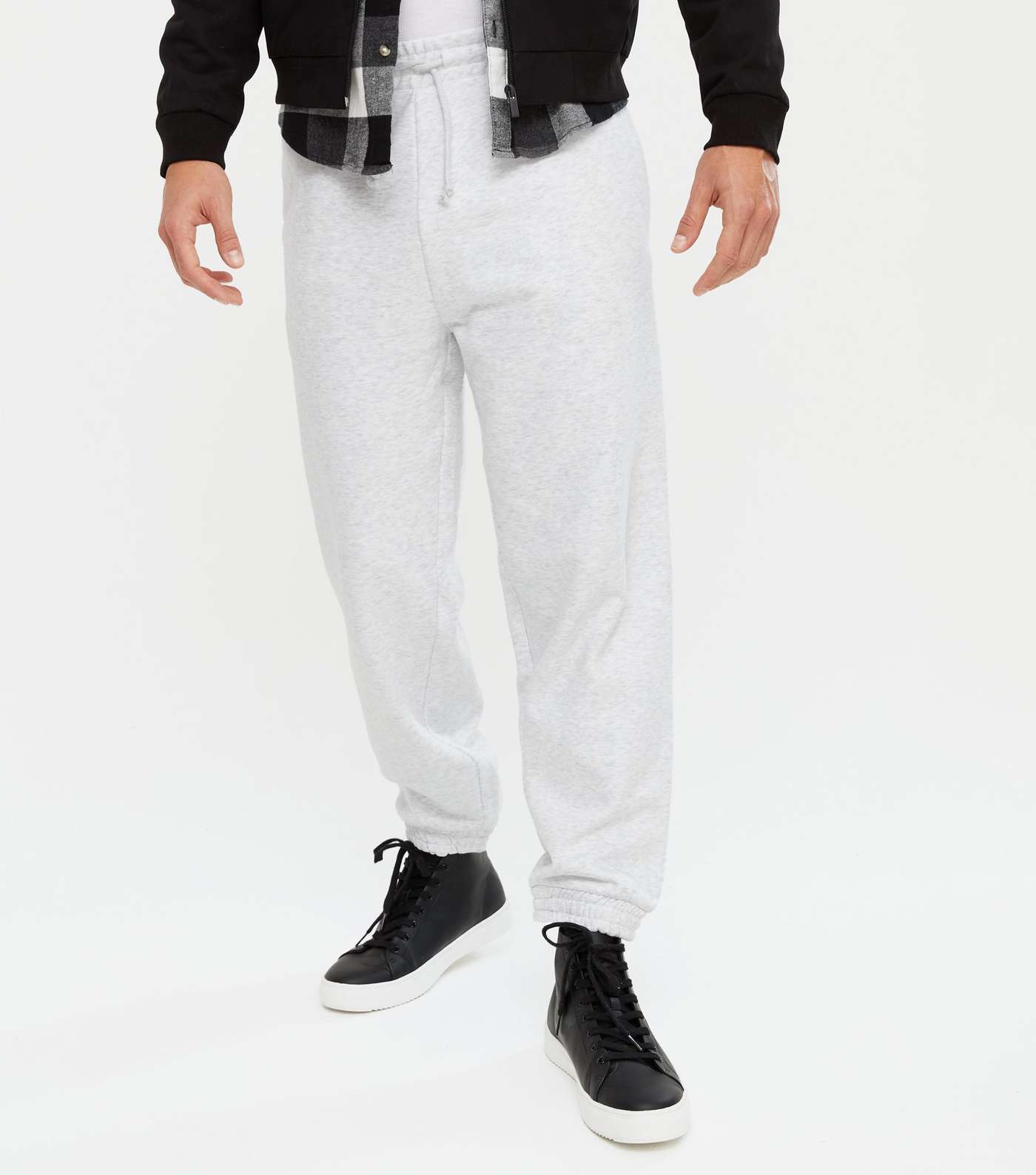 Grey Relaxed Fit Joggers Image 2