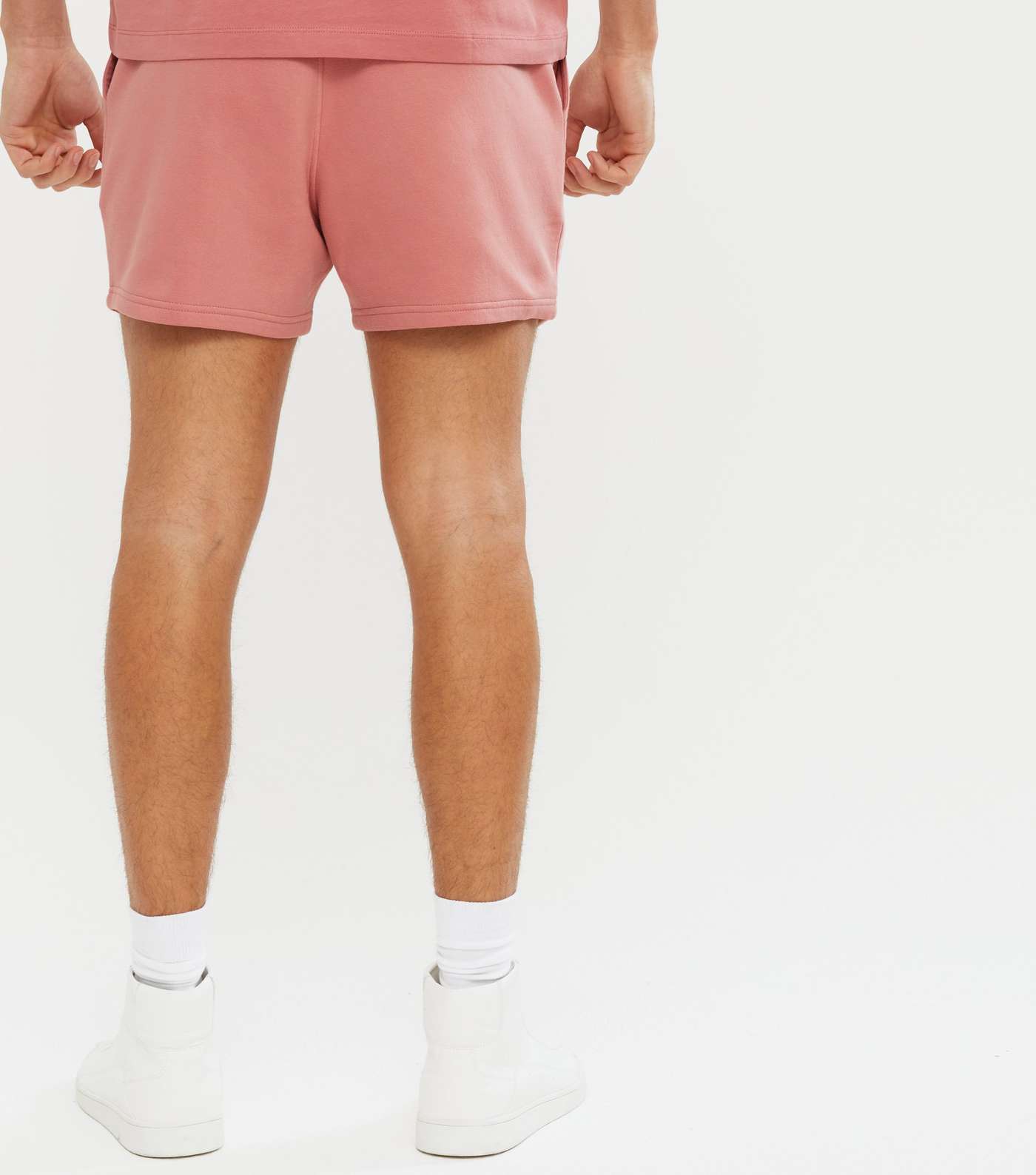 Mid Pink NLM Embroidered Short Length Shorts Image 4