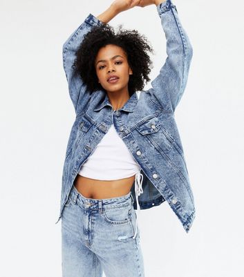 washed denim jacket womens