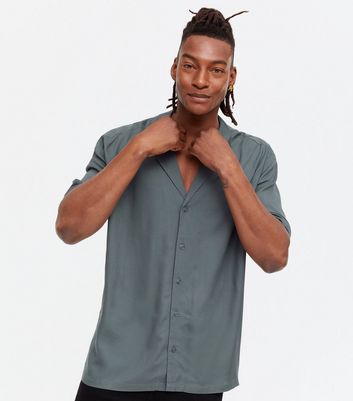 Deep v neck top 2025 mens