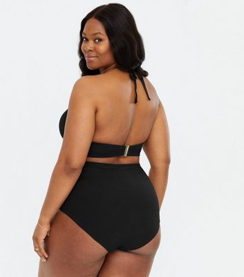 black triangle bikini top plus size