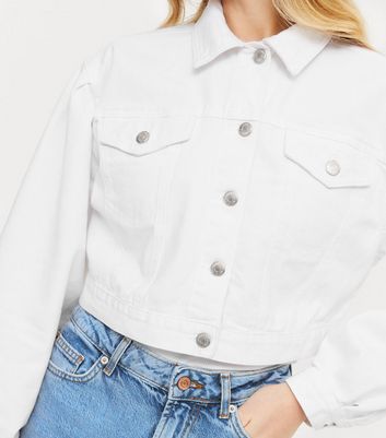 white puff sleeve jacket