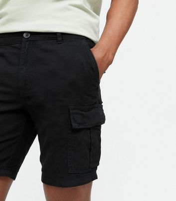 cheap black cargo shorts