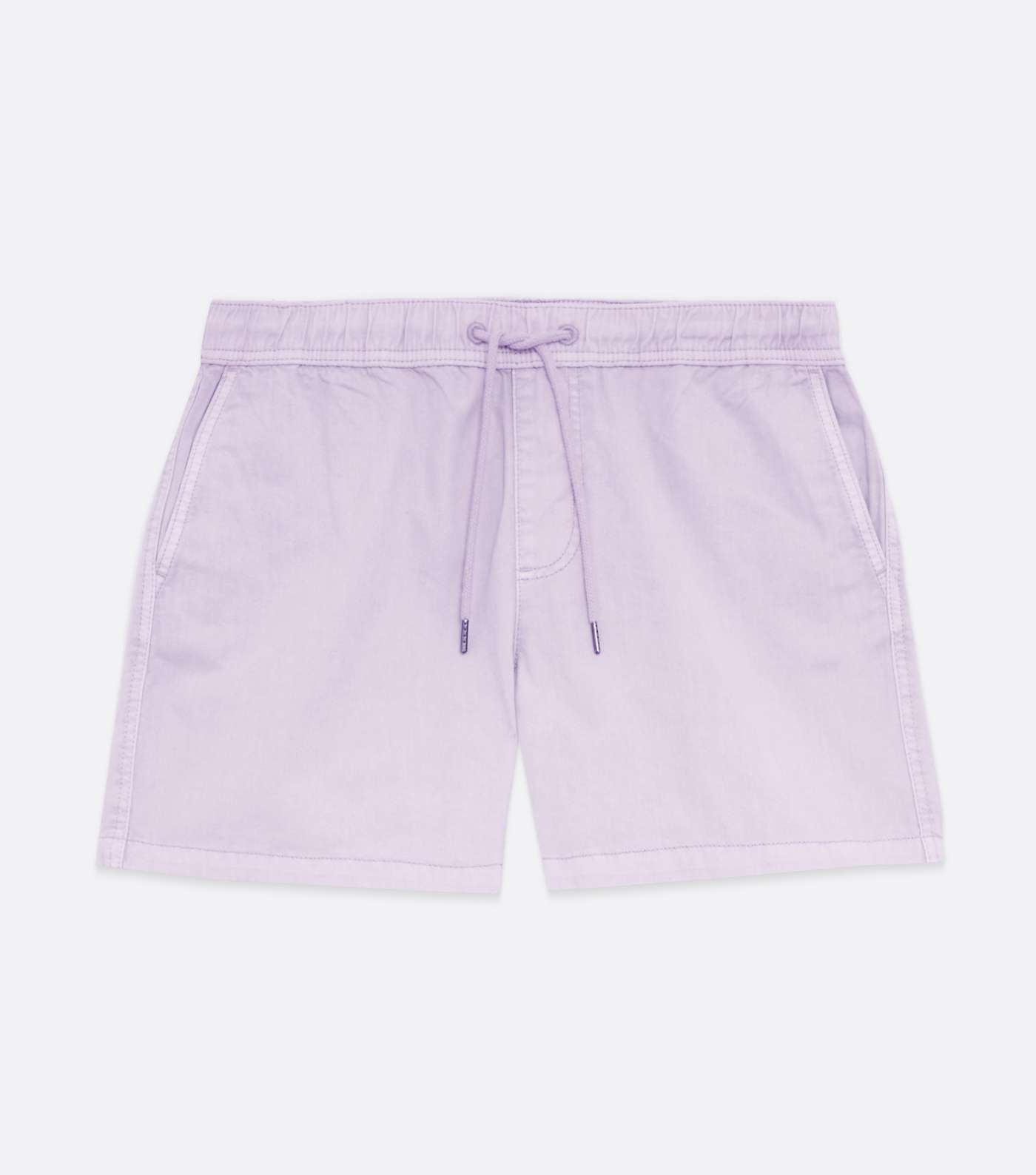 Lilac Tie Waist Shorts Image 5