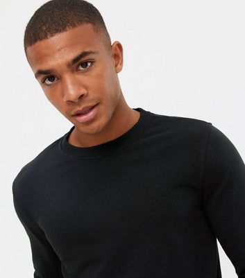 black jersey jumper