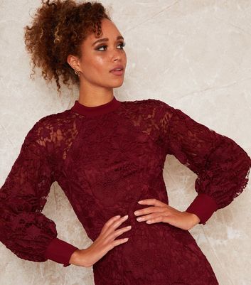 chi chi high neck dress