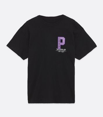 Image of Black Logo Precinct T-Shirt New Look