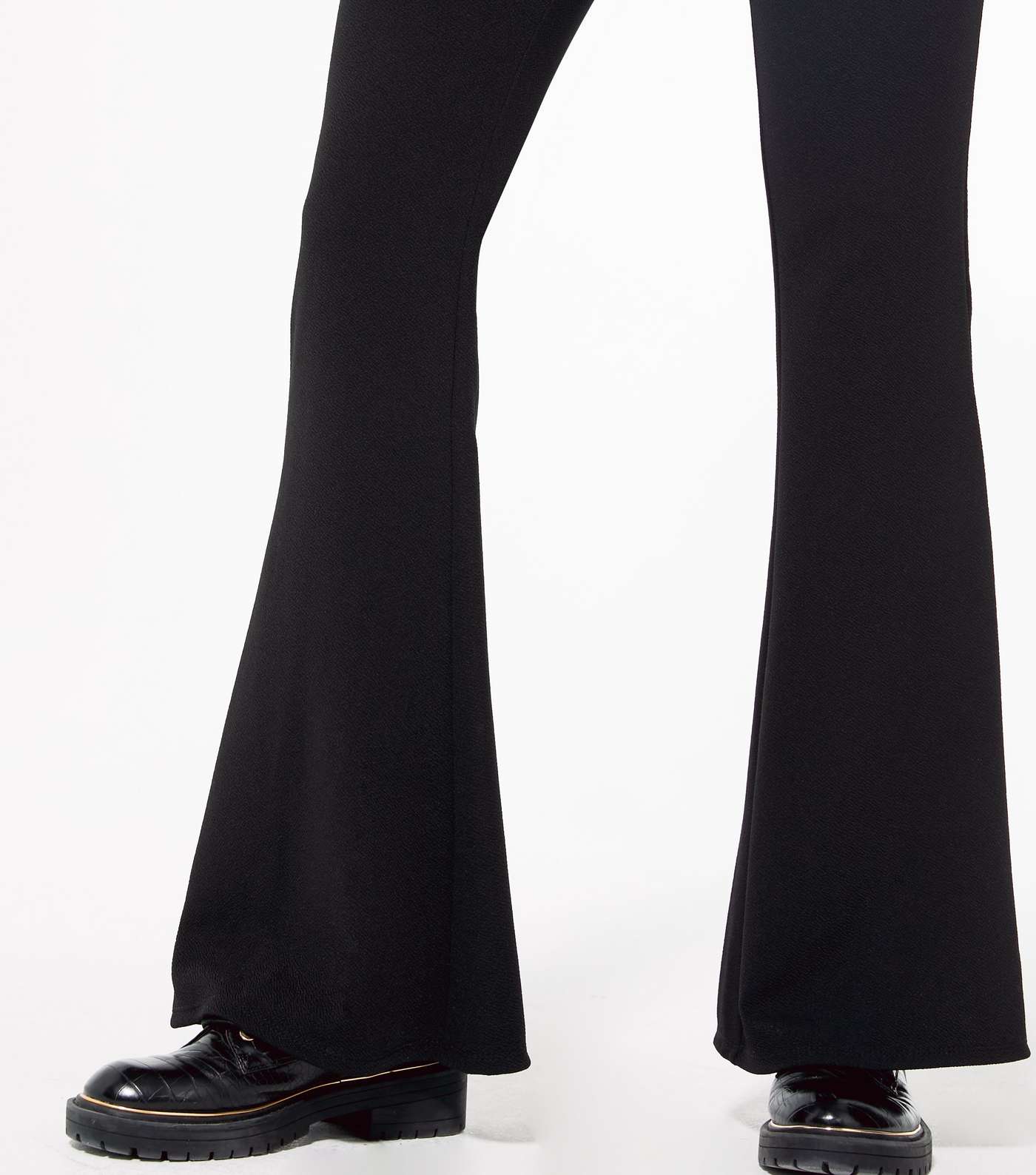 Black Flared Trousers  Image 4
