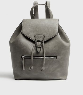 Rebecca store Minkoff Grey Drawstring Backpack