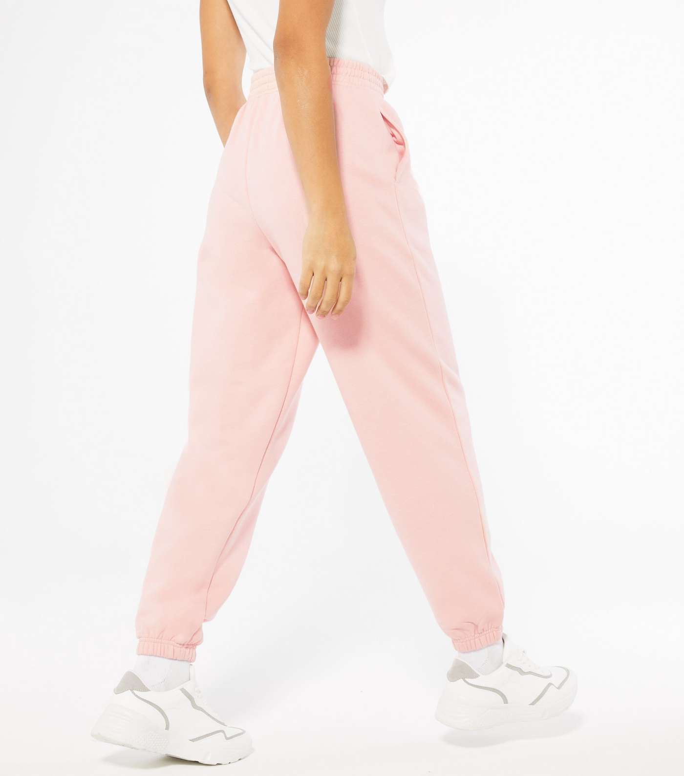 2 Pack Pink and Black Jersey Joggers  Image 3