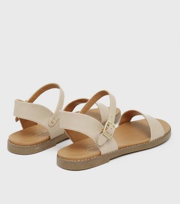 One band cheap flat sandals