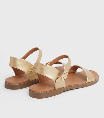 Flat sales footbed sandals