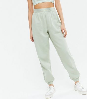 new look green joggers