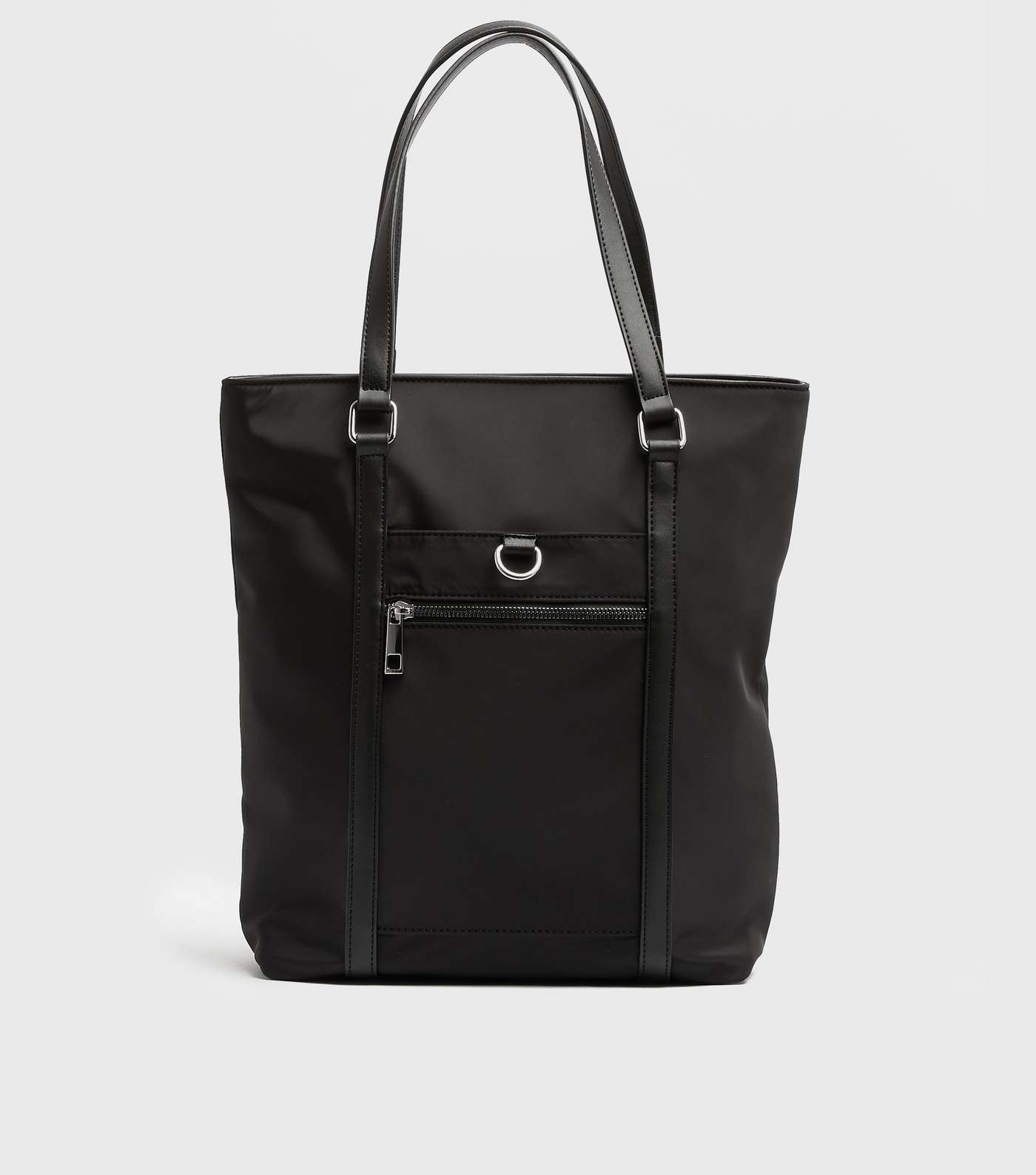 Black 2 in 1 Backpack Tote Bag  Image 2