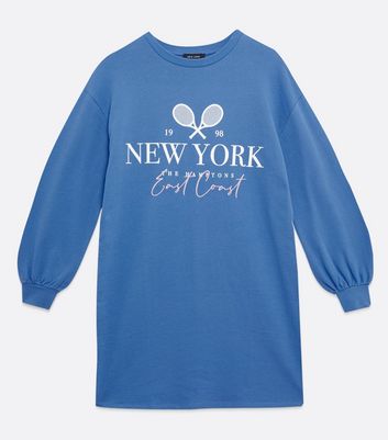 New York Logo Sweatshirt Dress 