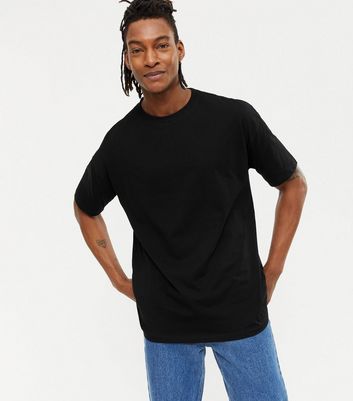 plain black oversized t shirt