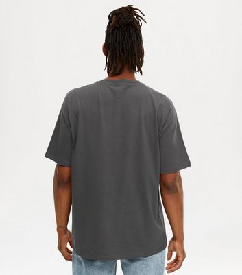 dark grey oversized shirt