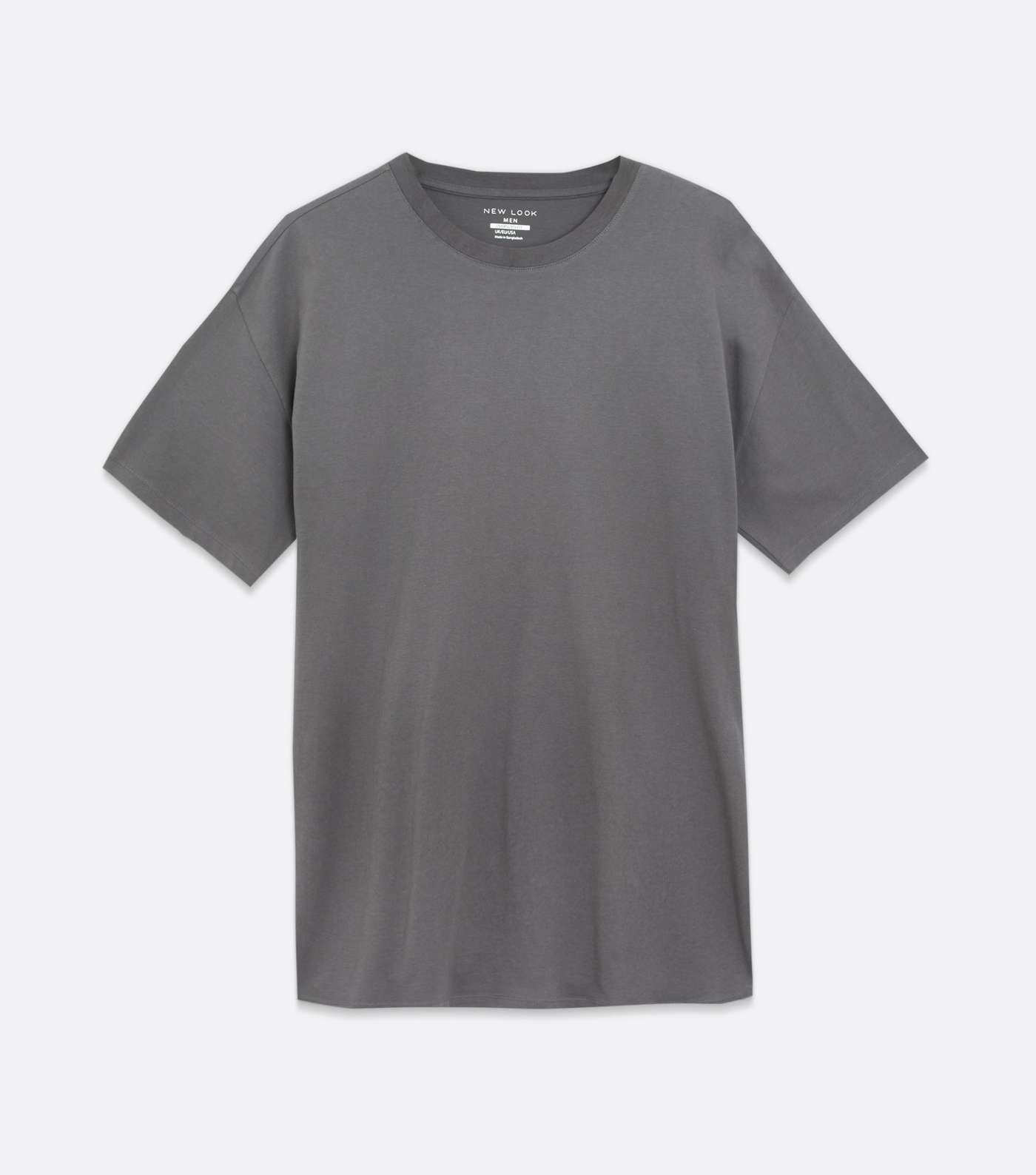 Dark Grey Oversized T-Shirt Image 5
