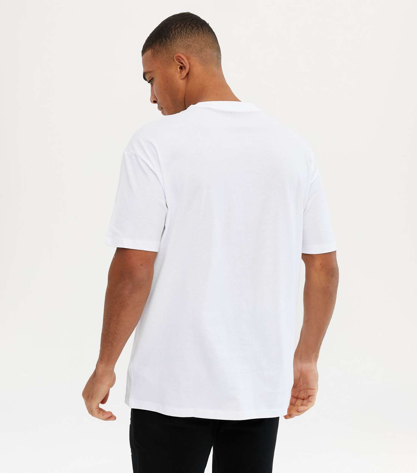 White Oversized T-Shirt Image 4