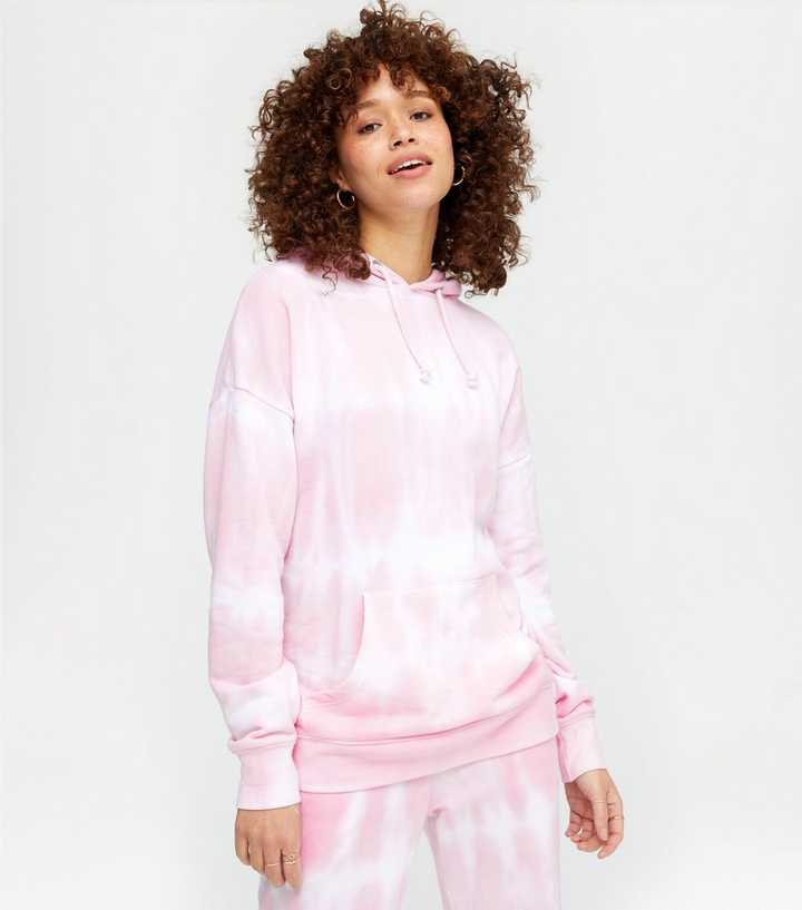 Pink Ombré Tie Dye Hoodie 