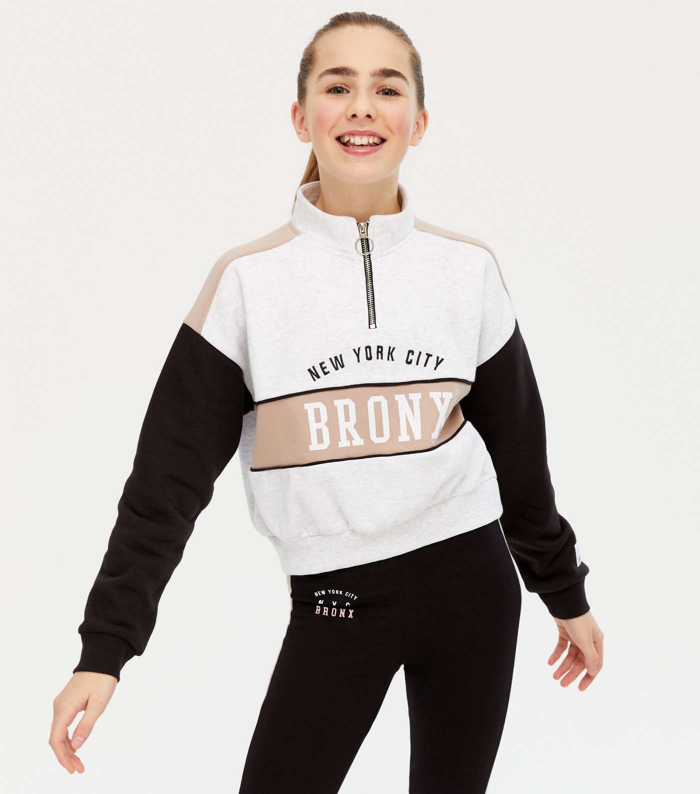 Girls Brown Bronx Logo Sweatshirt