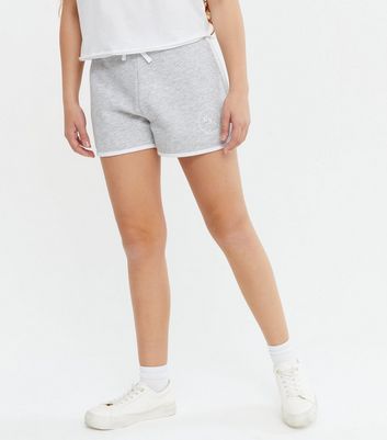 white runner shorts