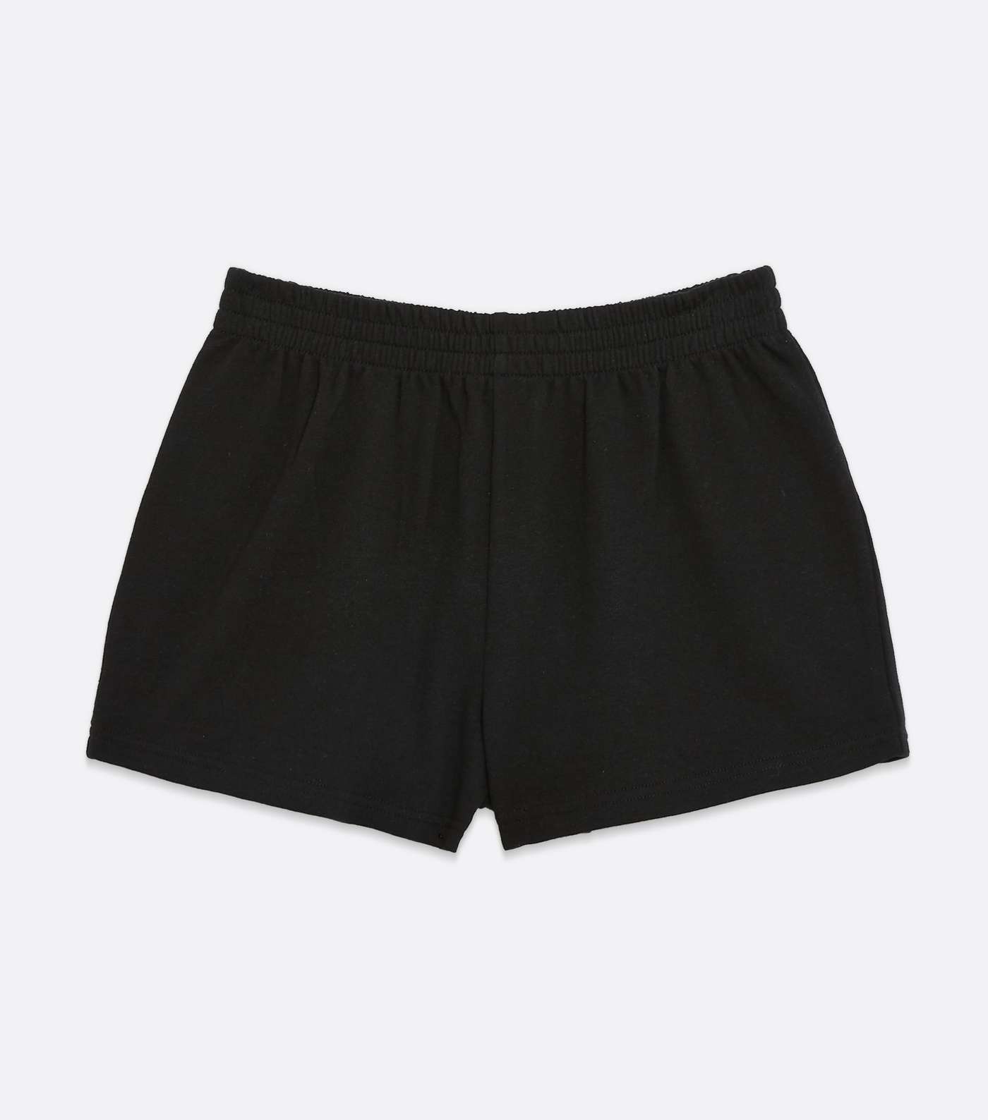 Girls Black Jersey Shorts  Image 5