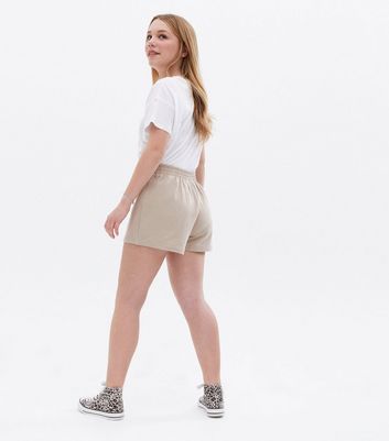 Teenager Bekleidung für Mädchen Girls Camel Jersey Shorts