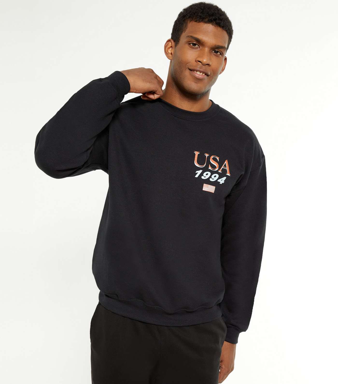 Black USA Logo Sweatshirt