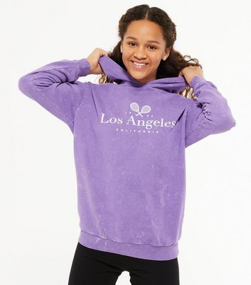 girls lilac hoodie