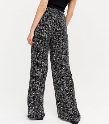 flowy black trousers