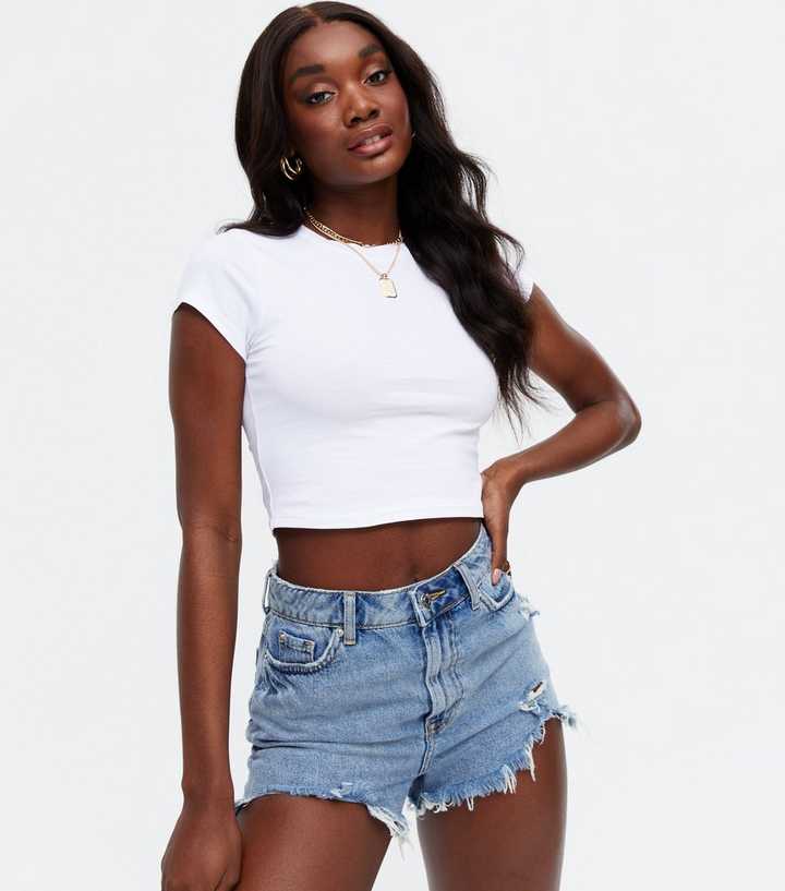 White Crop Tops & Cropped Blouses for Women