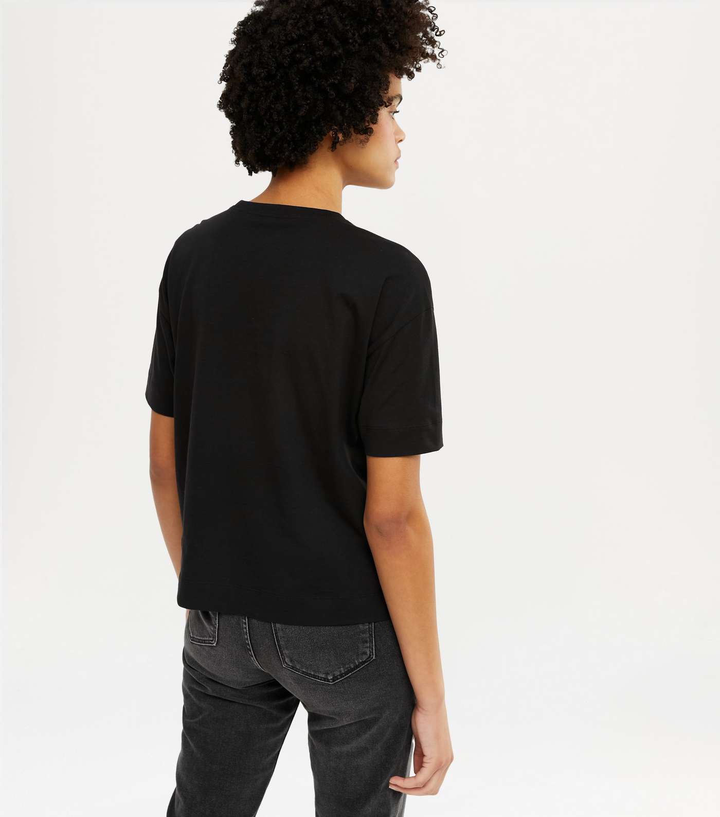 Black Oversized T-Shirt Image 3
