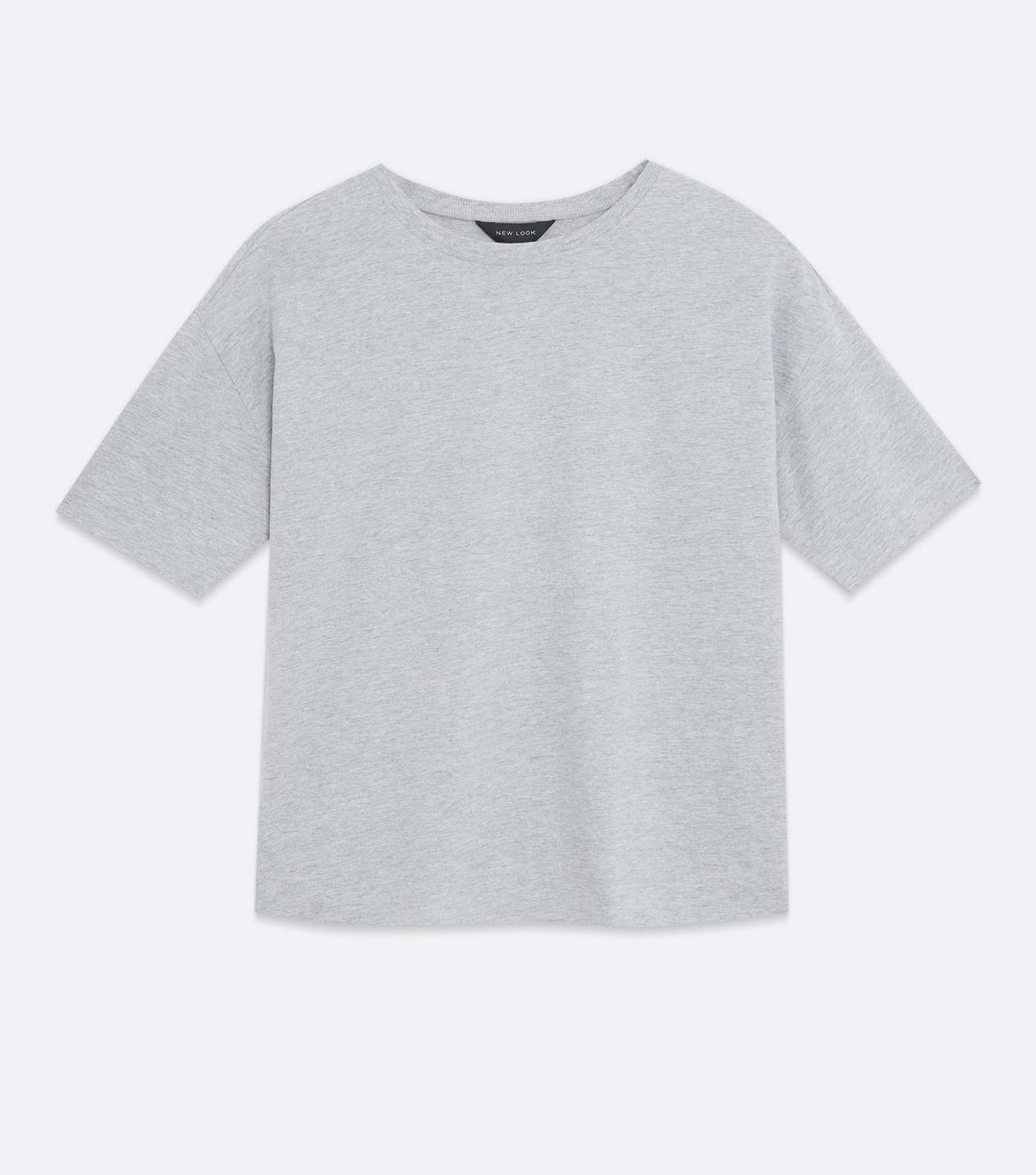 Pale Grey Oversized T-Shirt Image 5