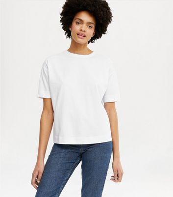 womens baggy white t shirt