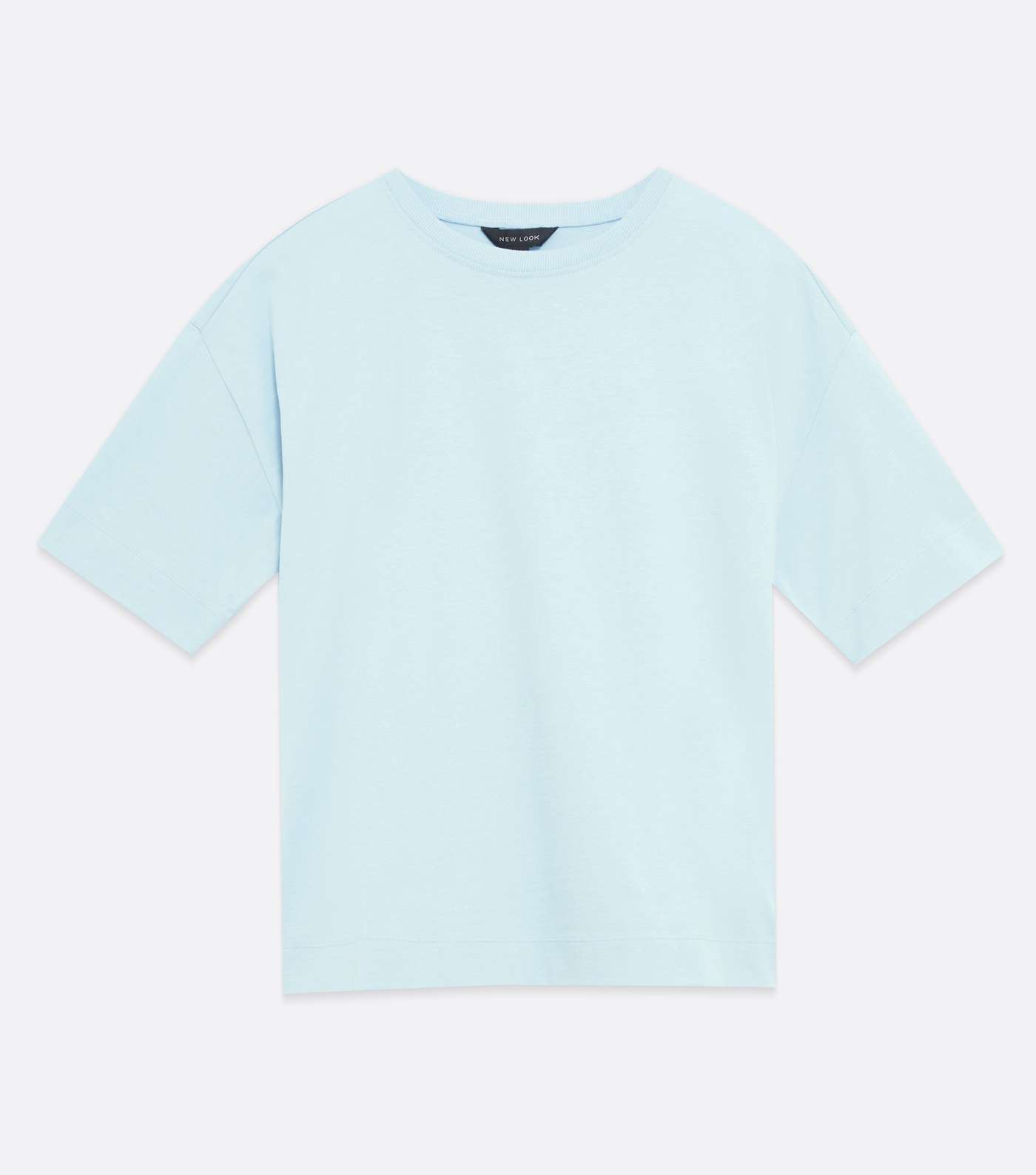 Pale Blue Oversized T-Shirt Image 5