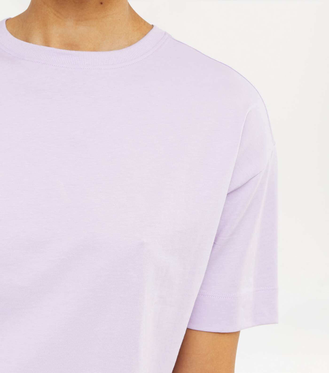 Lilac Oversized T-Shirt  Image 4