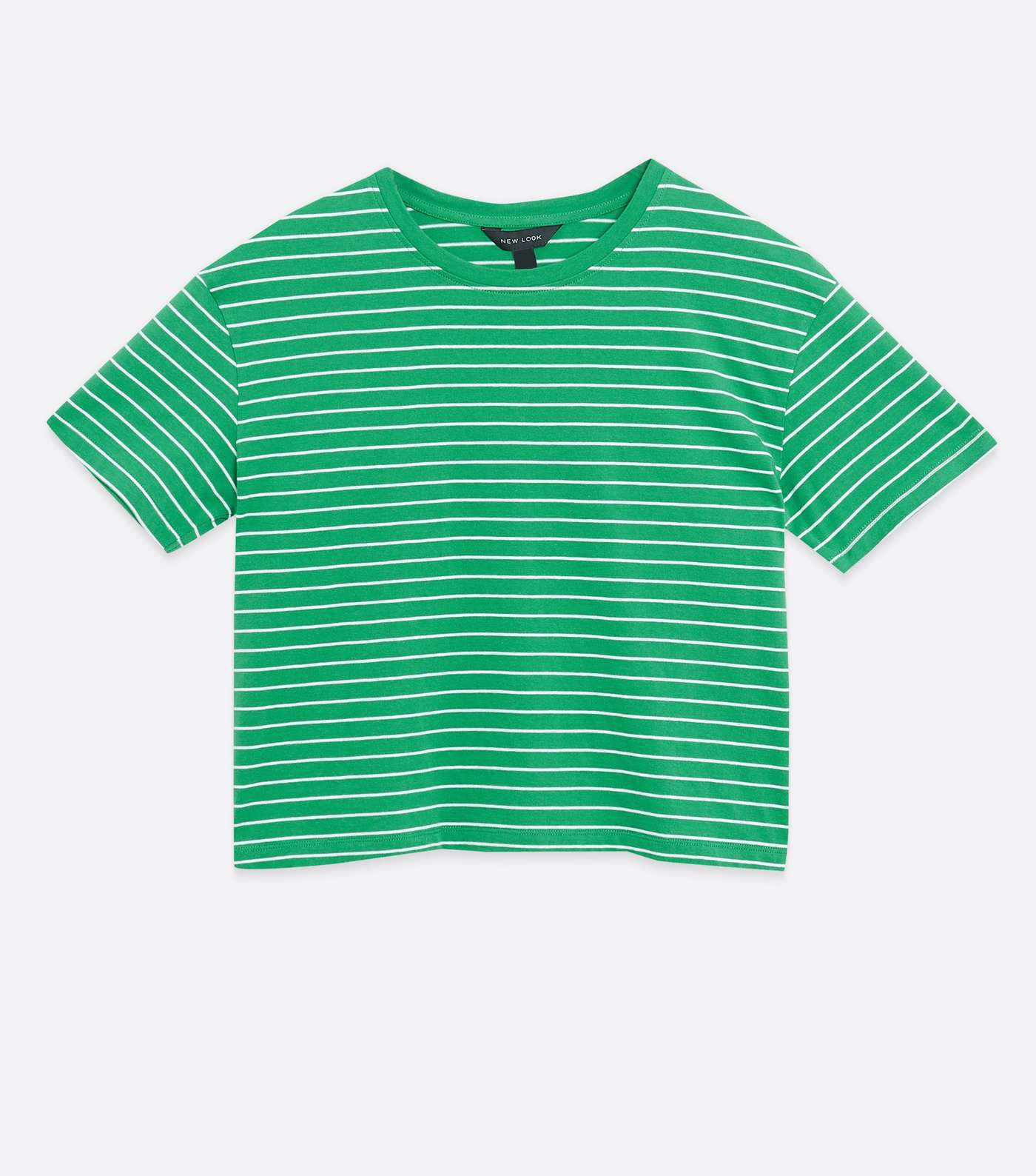 Green Stripe Boxy T-Shirt  Image 5