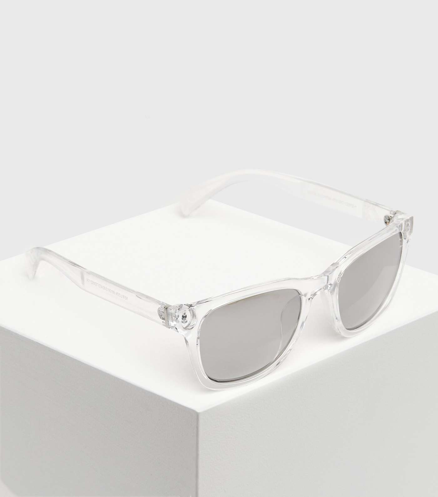 Crystal Effect Metal Trim Square Retro Sunglasses