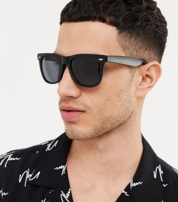 Prada Black Square-frame Sunglasses for Men Mens Accessories Sunglasses 