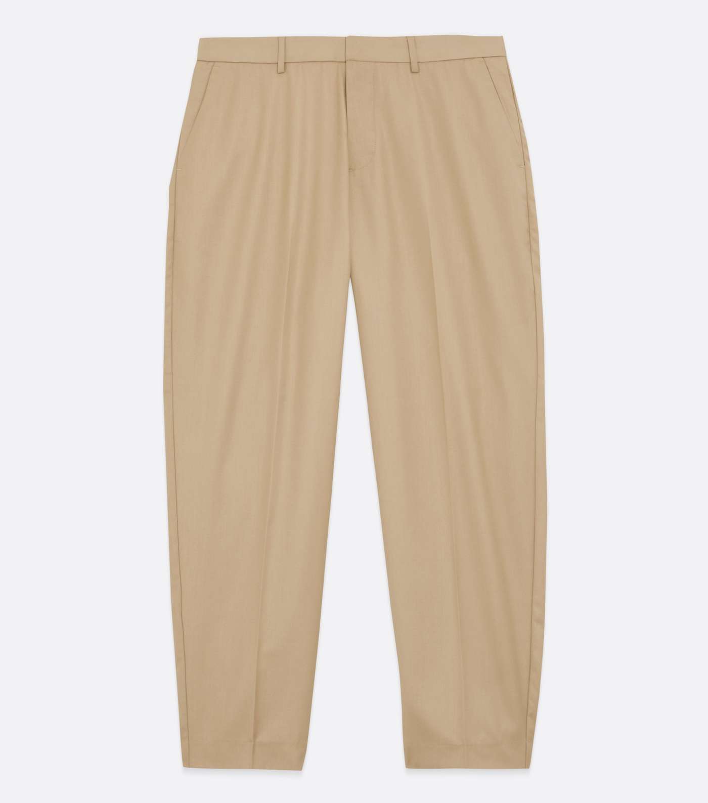 Tan Relaxed Fit Trousers Image 5