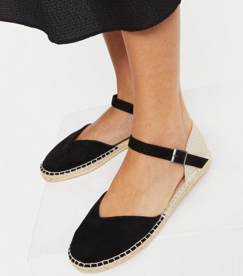 wide fit espadrilles flat
