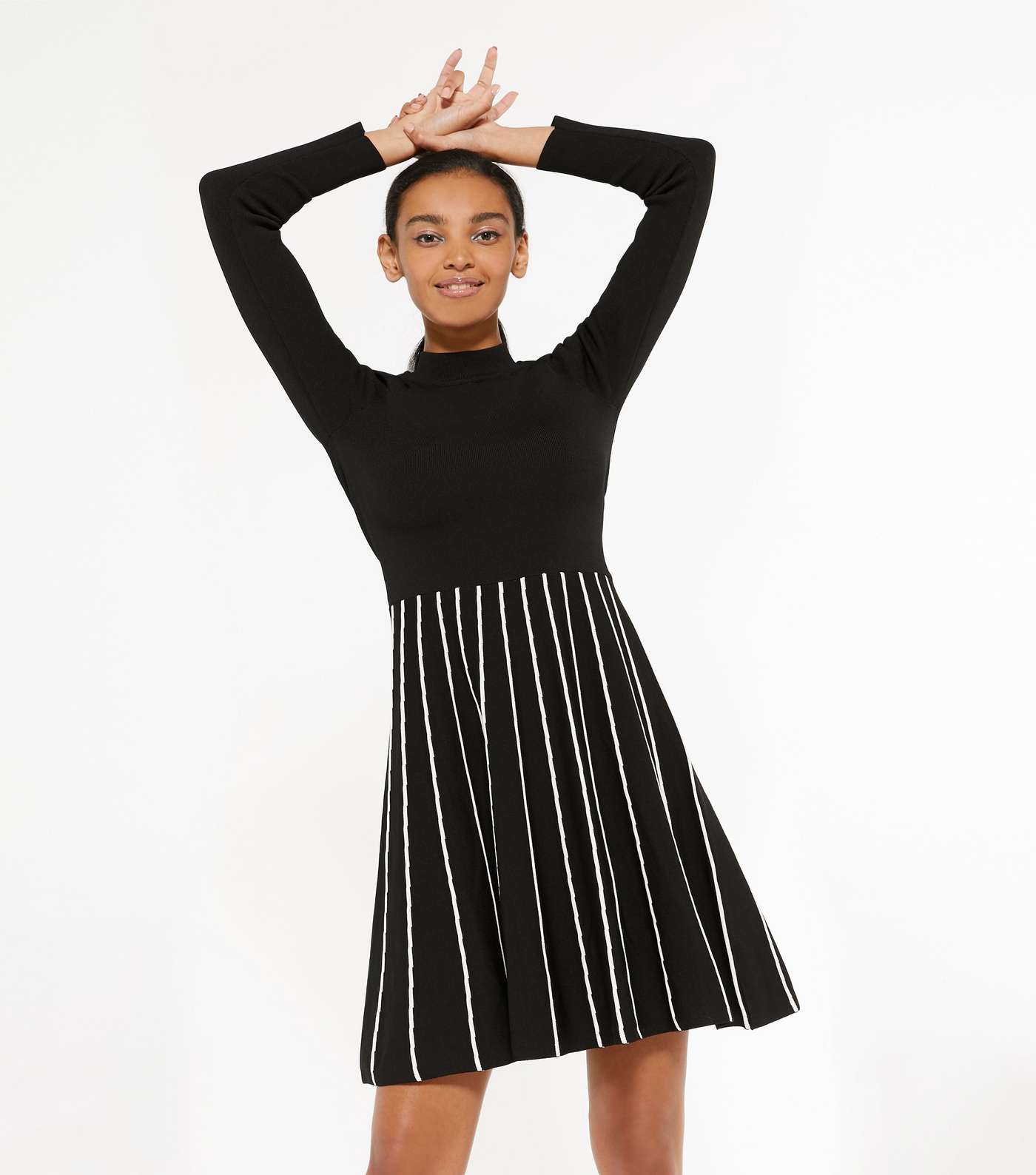 Sunshine Soul Black Stripe Dress 