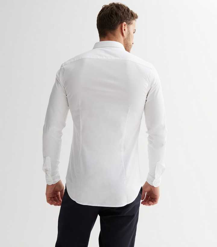 white long sleeve back