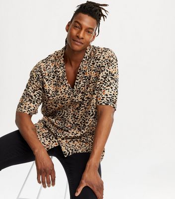 mens animal print tee